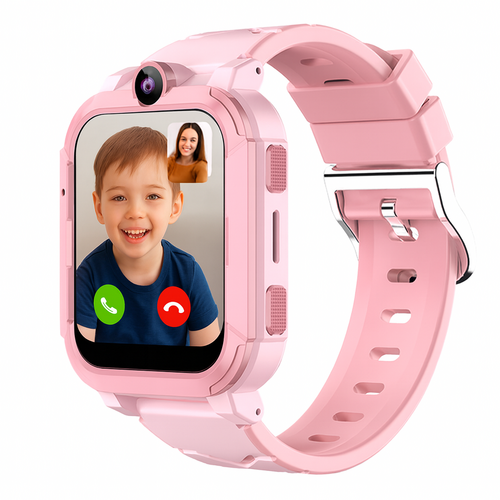 Smartwatch 4G para Niños Android con GPS, Cámara y Tarjeta SIM para Niños y Niñas